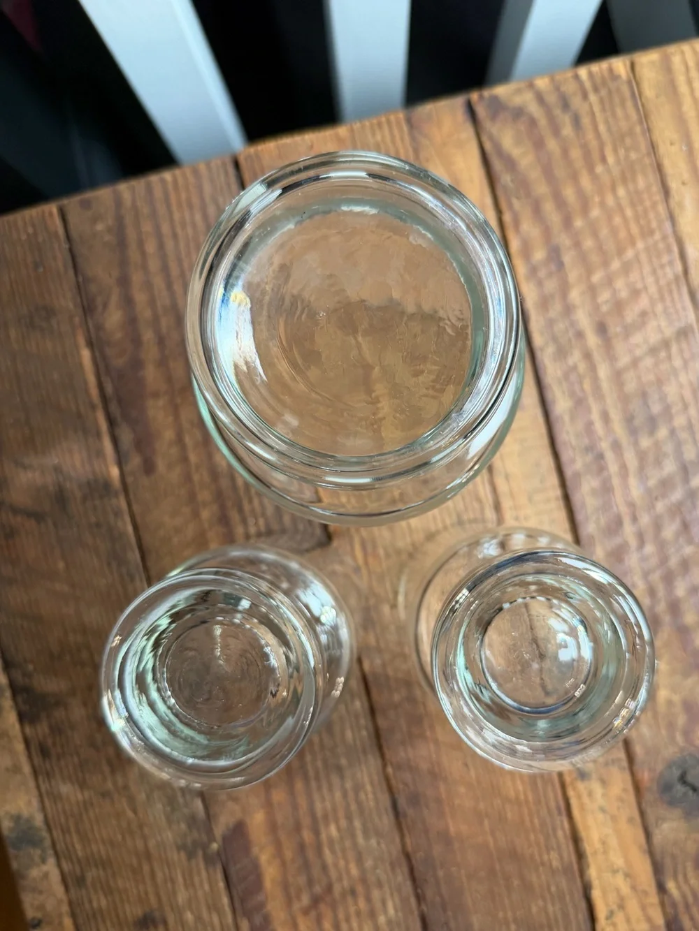 Vintage mid-century modern glassware set